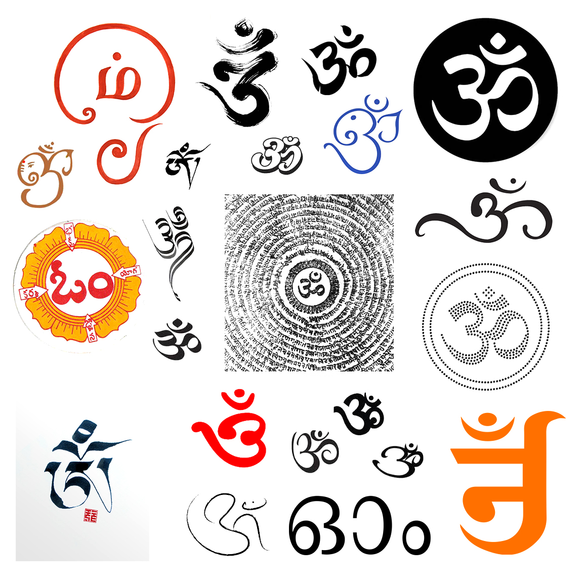 Om Aum symbol Hindu